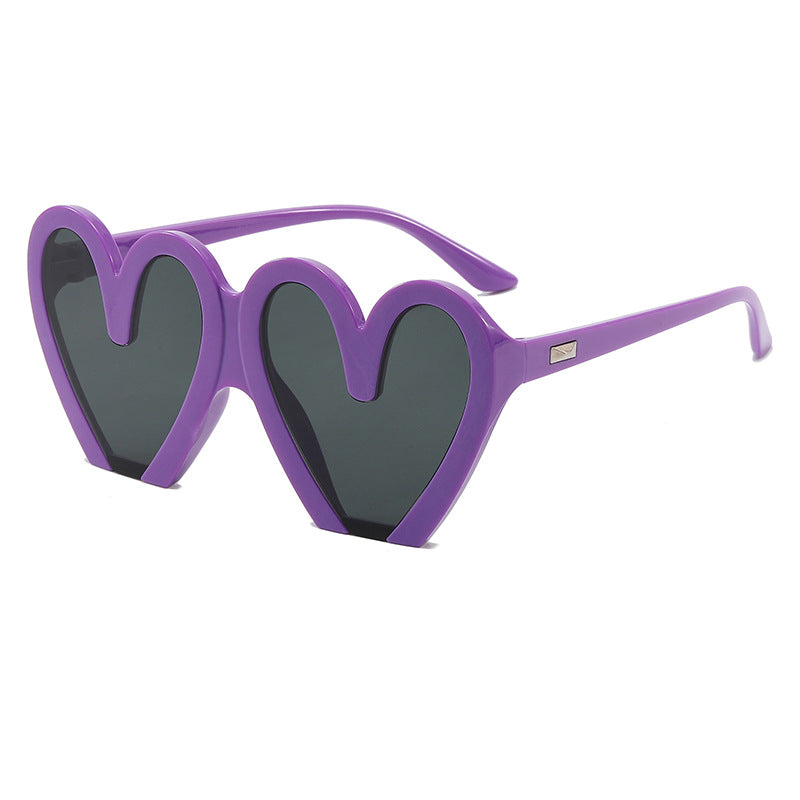 Women's Heart-Shaped Sunglasses with Striking Design Kalsten