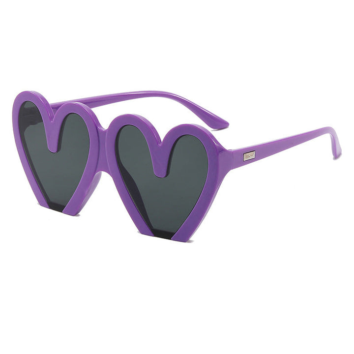 Women's Heart-Shaped Sunglasses with Striking Design Kalsten