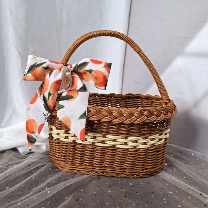 Women elegant handwoven shopping basket Kalsten