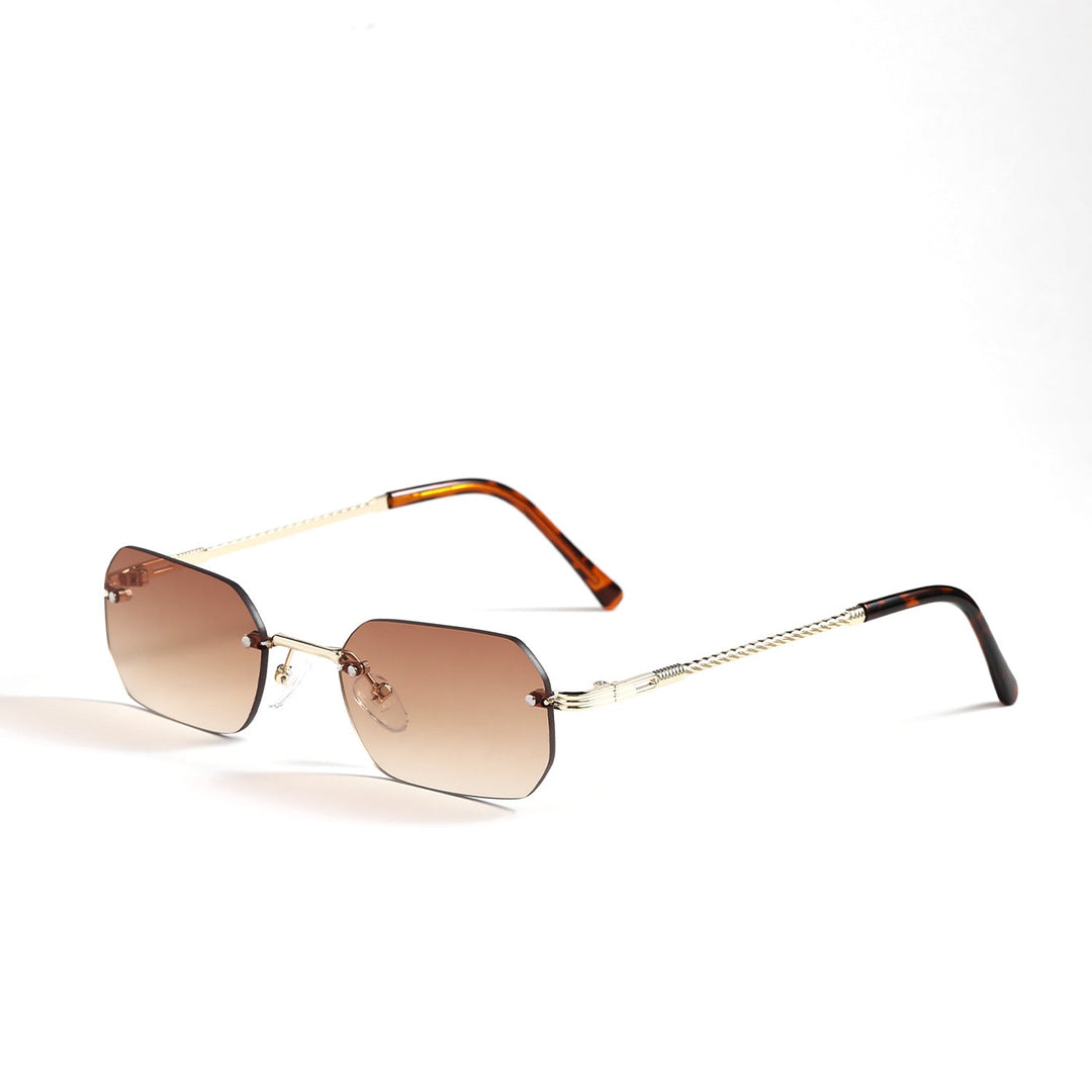 Women’s geometric sunglasses with filigree metal frame Kalsten