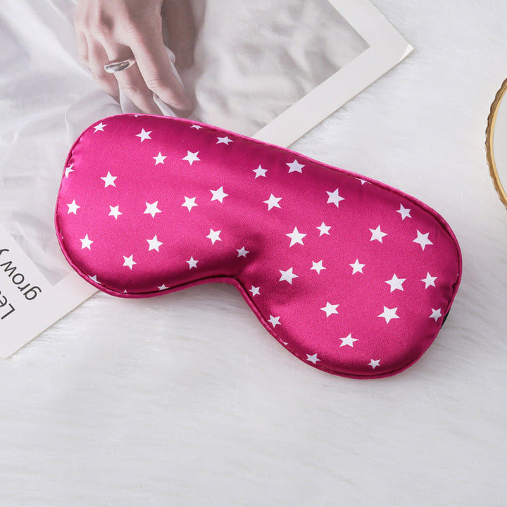 Women nan silky-soft contoured sleep mask with comfort padding and star pattern Kalsten