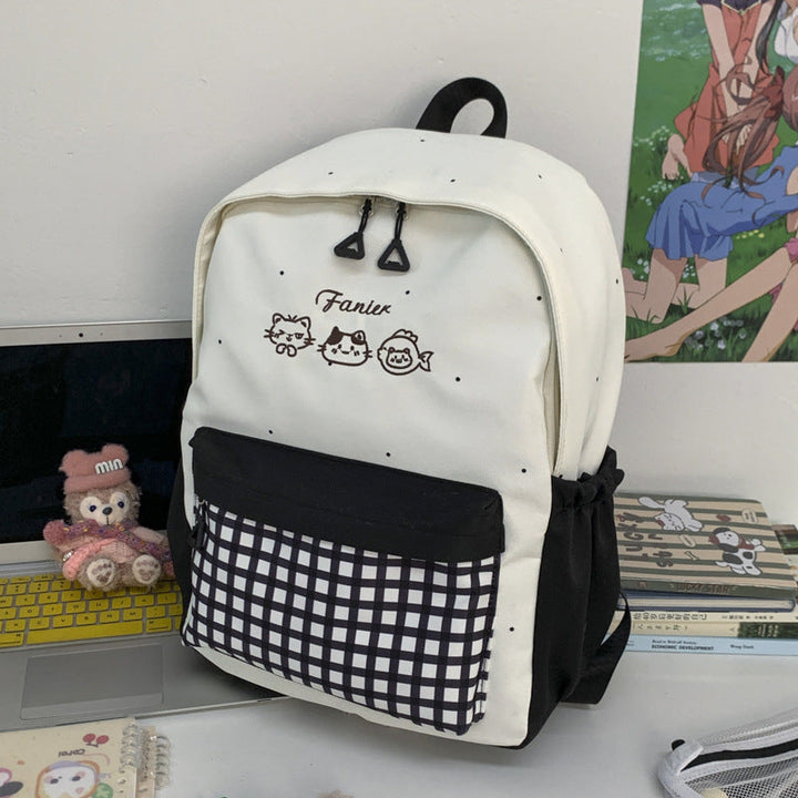 Cute Animal Embroidered Backpack Kalsten