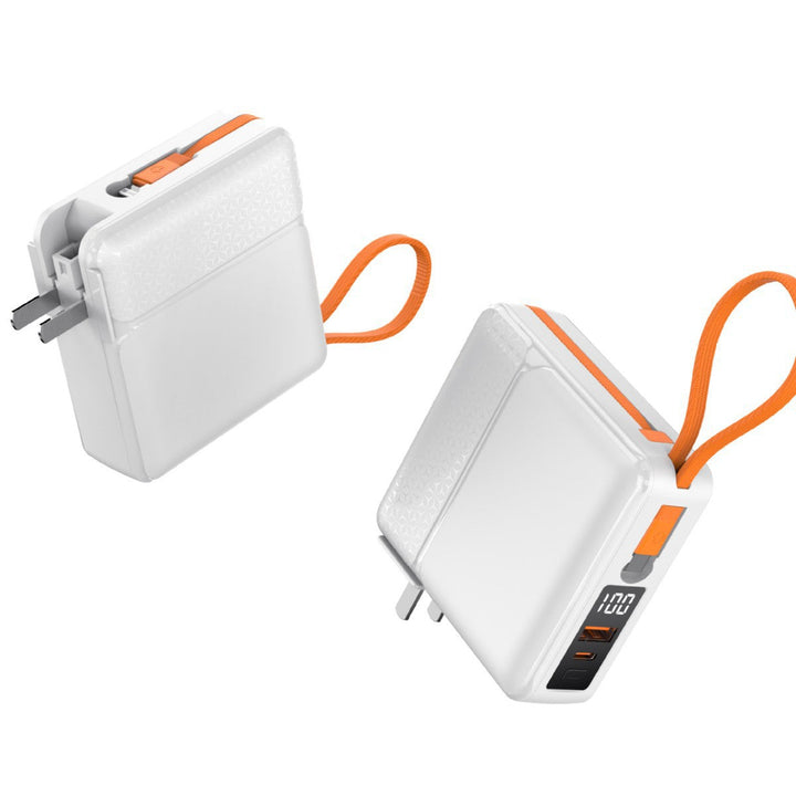 Compact quick-charge power bank with LCD display and integrated safety technology Kalsten