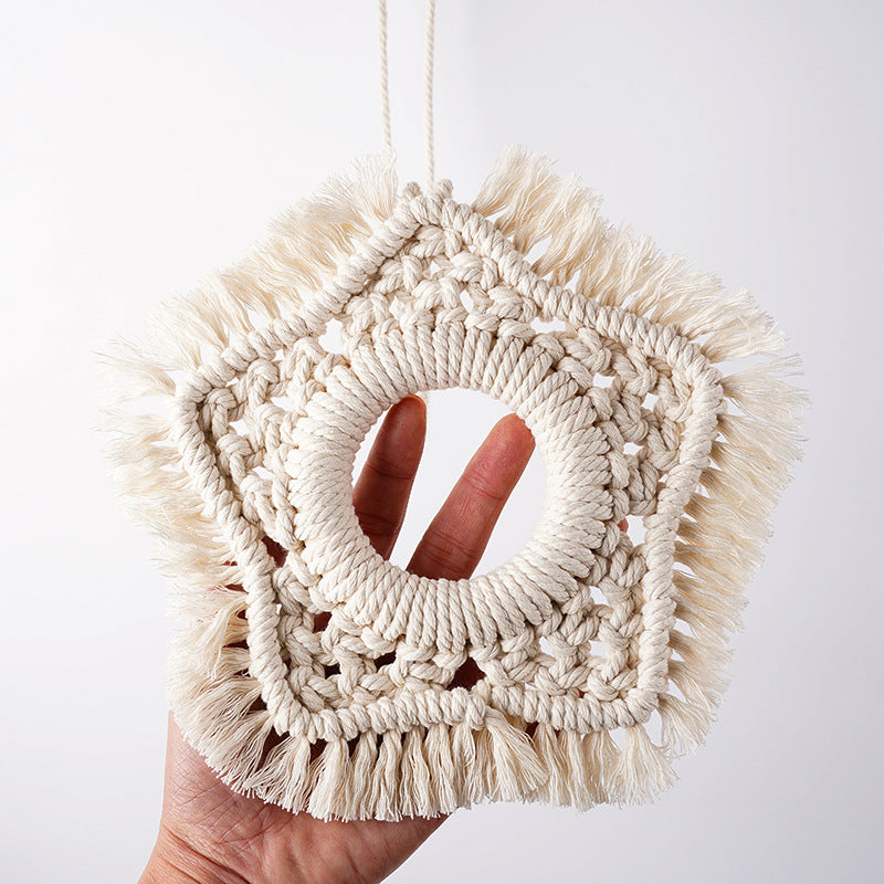 Star-Shaped Macrame Wall Decor Acalora