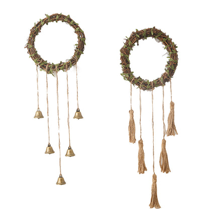 Decorative Wreath with Hanging Bells Acalora