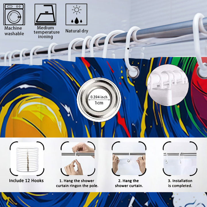 Creative Universe-Themed Bathroom Set Kalsten