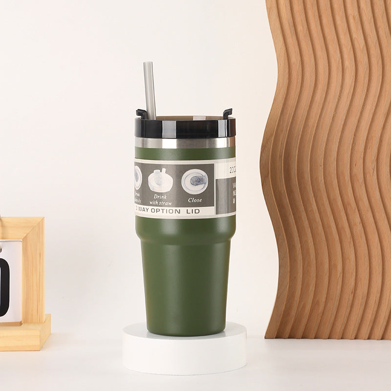 Women Insulated Drinking Cups with Reusable Straw Kalsten