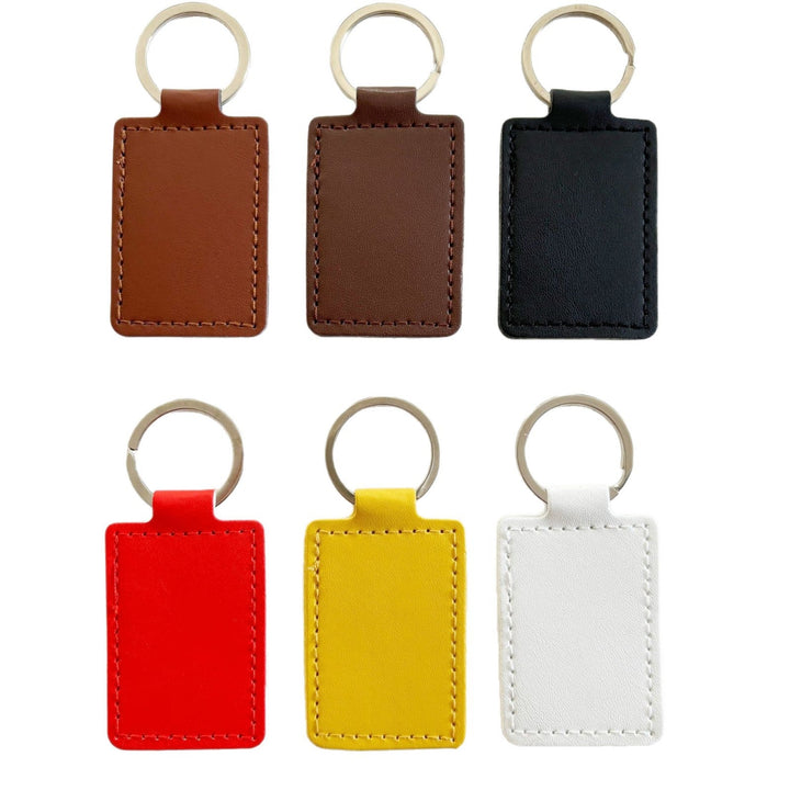 Unisex keychain made of high-quality synthetic leather with custom label Kalsten