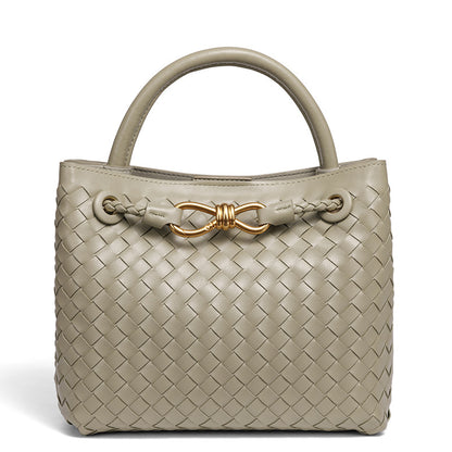 Woven Leather Tote Bag Acalora