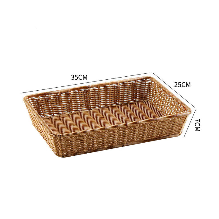 Handwoven Rectangular Storage Tray Kalsten