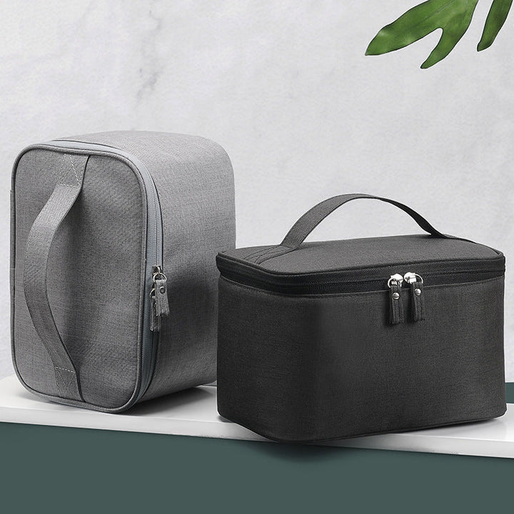 Cosmetic Transport Box With Sturdy Zipper And Practical Carry Handle Kalsten