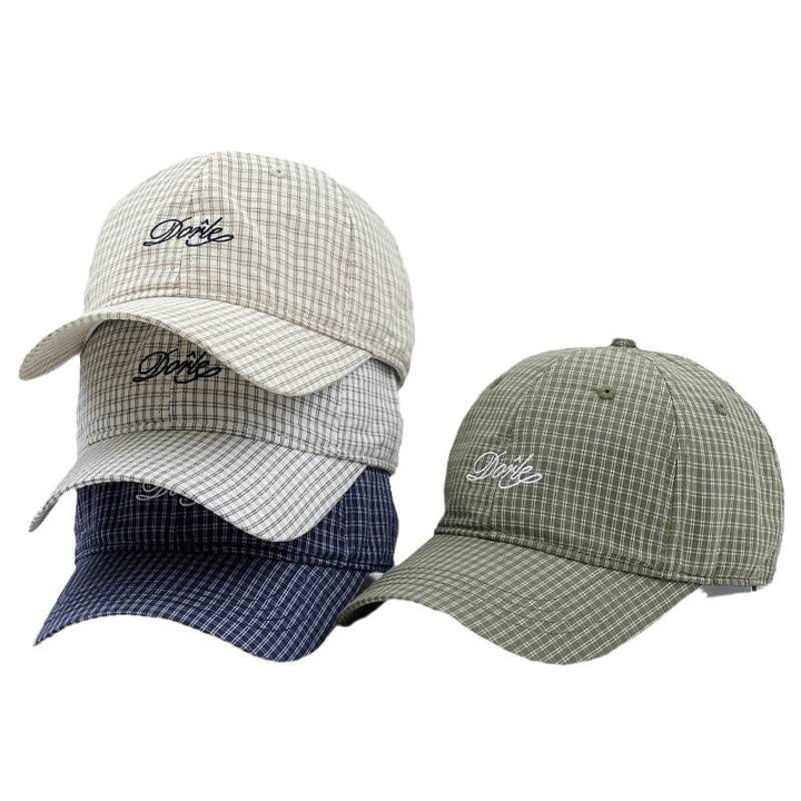 Women's Structured Plaid Baseball Cap Kalsten
