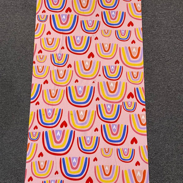 Beach towel with tropical flamingo design Kalsten