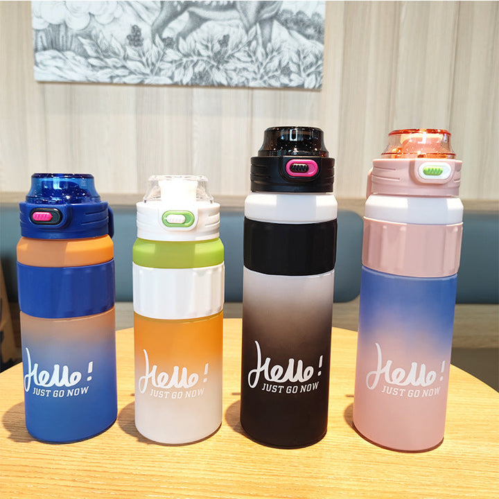 Ladies versatile drinking bottle with innovative flip lid Kalsten