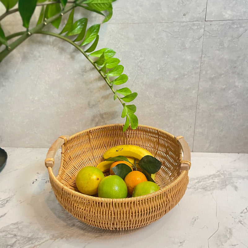 Women Round Handmade Basket Kalsten