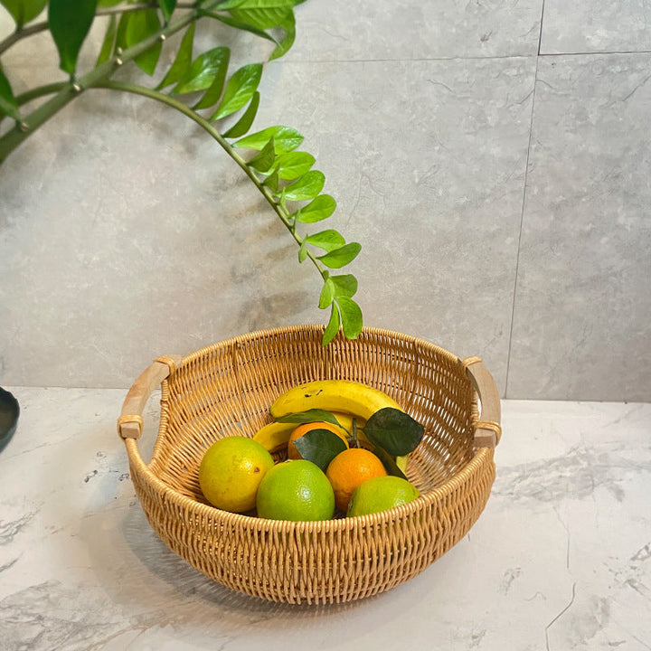 Women Round Handmade Basket Kalsten