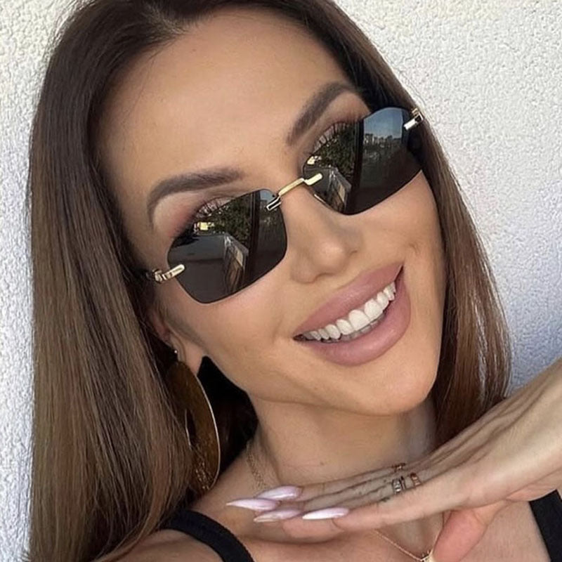 Women's sunglasses with elegant metal frame and stylish wood details Kalsten