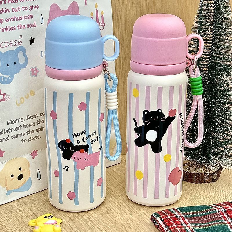 Women's insulated bottle with cheerful polka dot pattern Kalsten