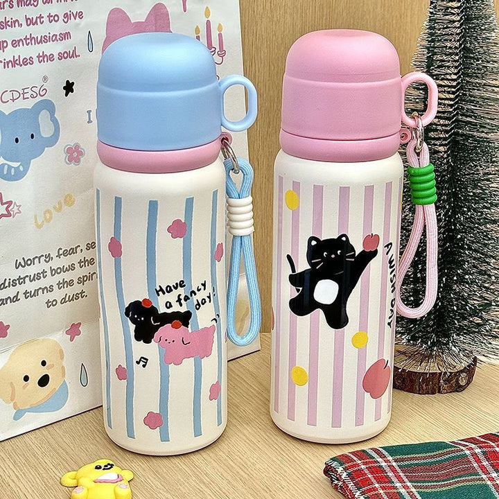 Women's insulated bottle with cheerful polka dot pattern Kalsten