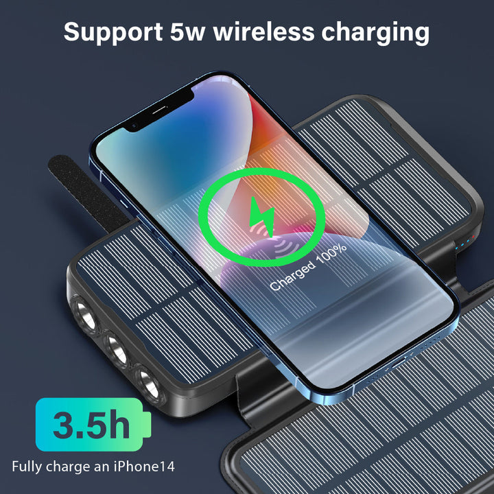 Solar Powerbank with Integrated Flashlight Kalsten