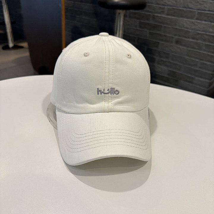 Unisex Casual Cotton Baseball Cap with Embroidered Message Kalsten
