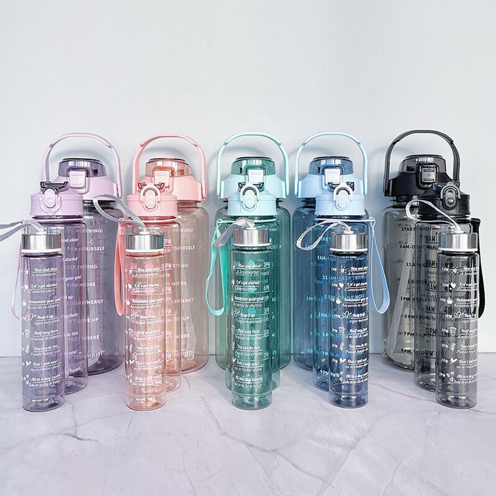 Women's Water Bottle with Motivational Print Kalsten