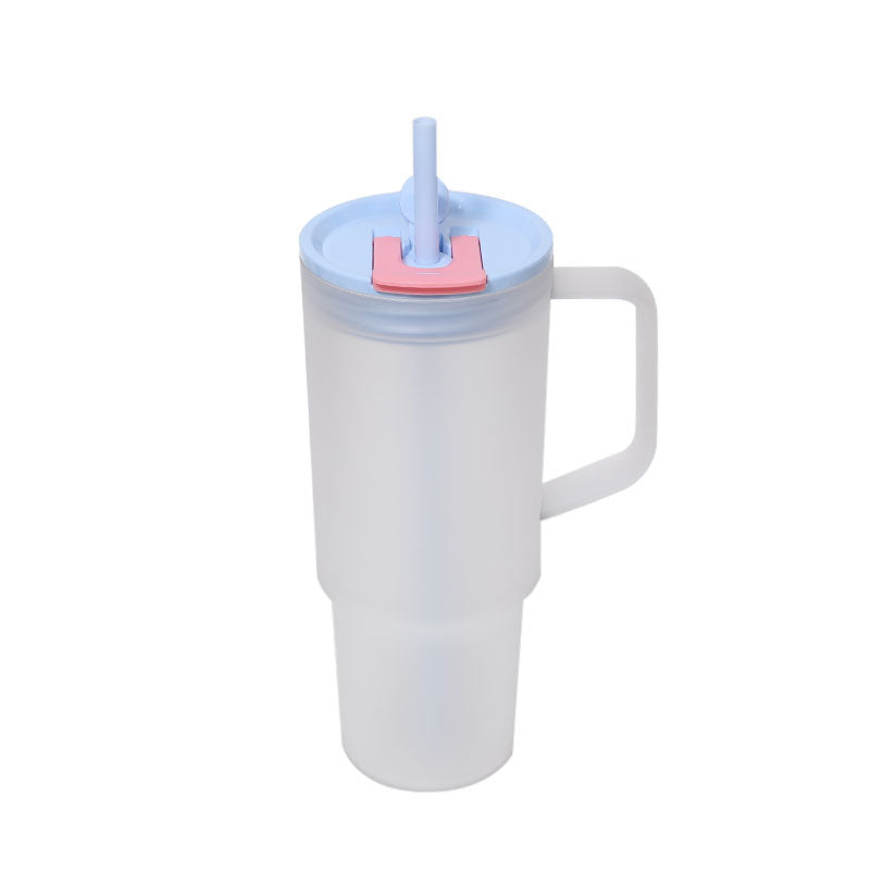 Unisex High-Quality Insulated Mug with Handle and Straw Kalsten