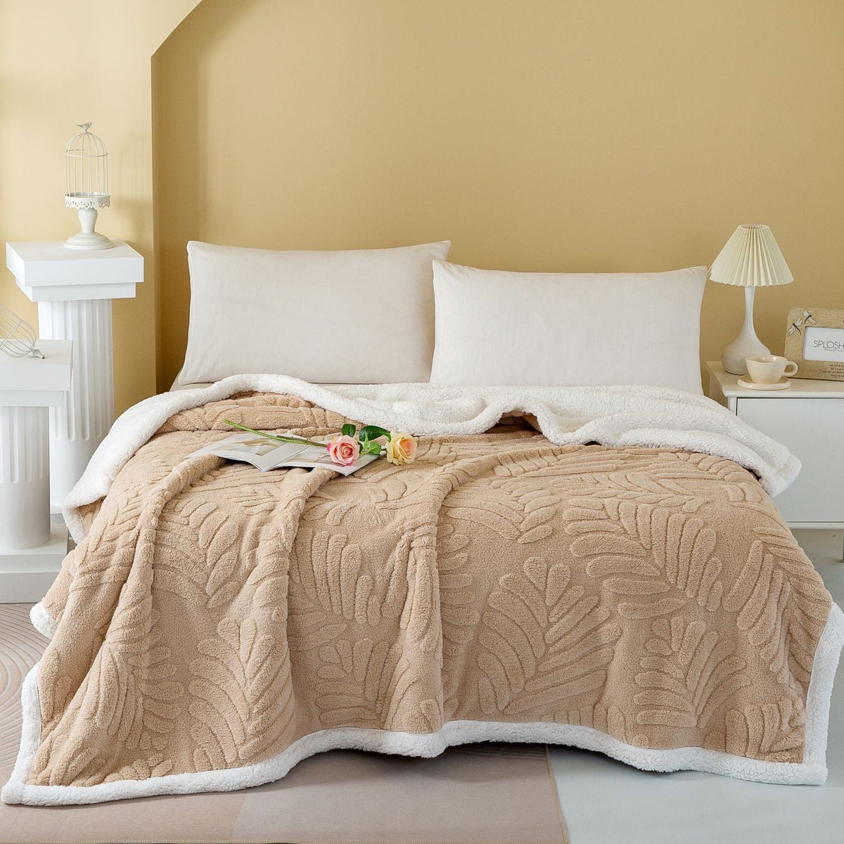 Cozy Fleece Throw Blanket