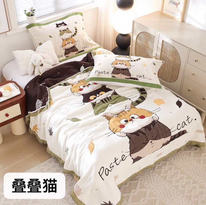 Women's bedspread with cute animal and fairy tale motif Kalsten