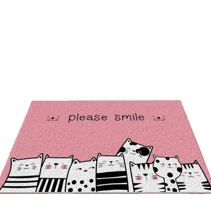 Fun Cat-Themed Indoor Mat Kalsten