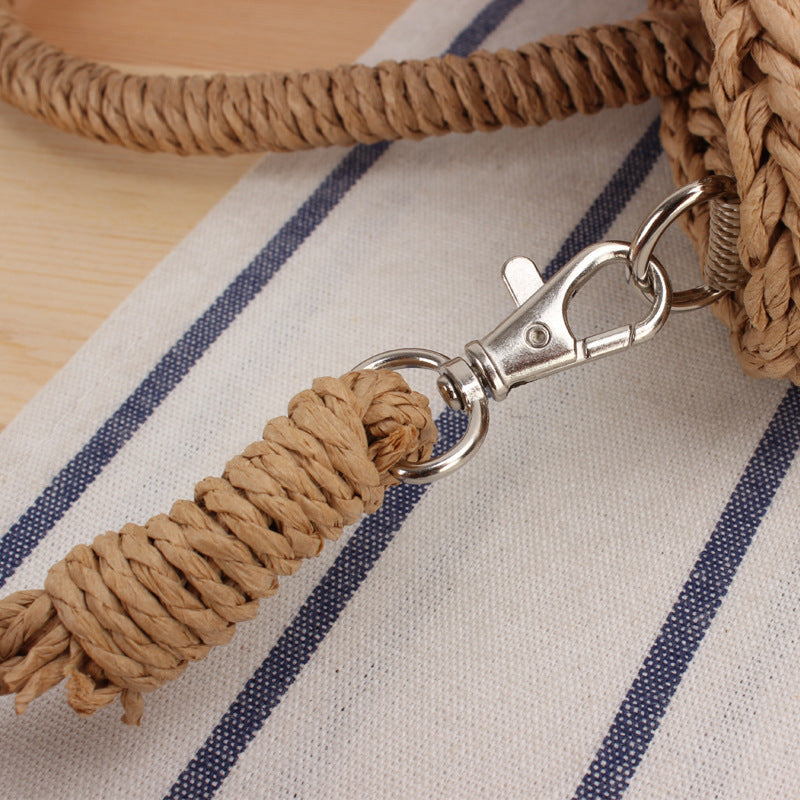 Braided tote bag with playful tassel detail Kalsten