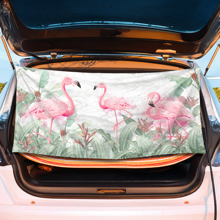 Trunk mat with creative flamingo design Kalsten
