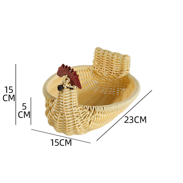 Decorative Woven Duck-Shaped Storage Basket Kalsten