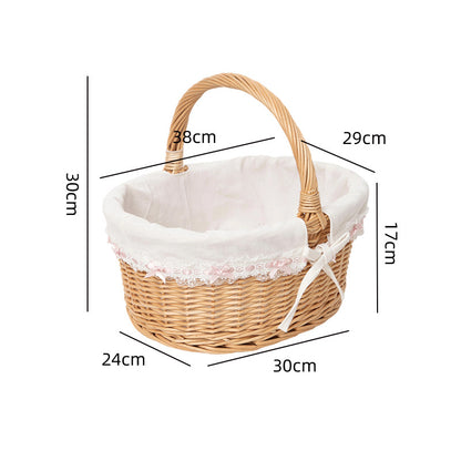 Handmade Woven Storage Basket Acalora