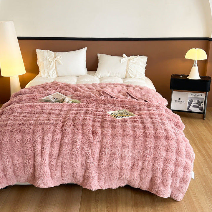 Ultra-Soft Textured Fleece Blanket Kalsten