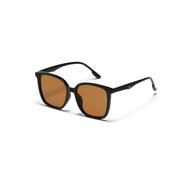 Women's stylish square sunglasses with clear frame and polarized lenses Kalsten