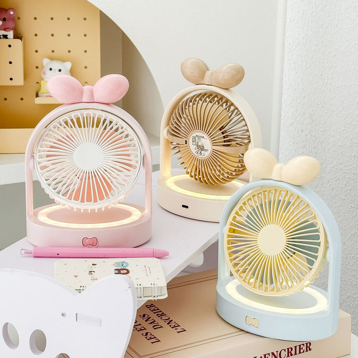 Ladies portable table fan with sweet design Kalsten