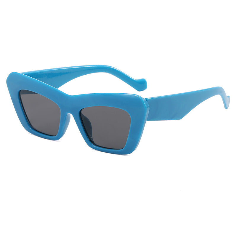 Women's fashionable oversized sunglasses with angular frame Kalsten