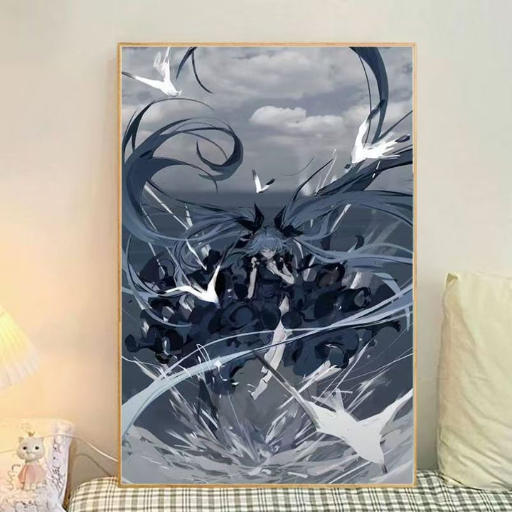 Anime-Themed Illustrated Canvas Art Print Kalsten