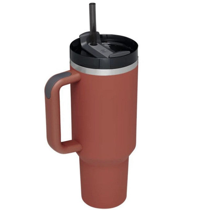 Ladies Insulated Mug with Handle and Practical Straw Kalsten