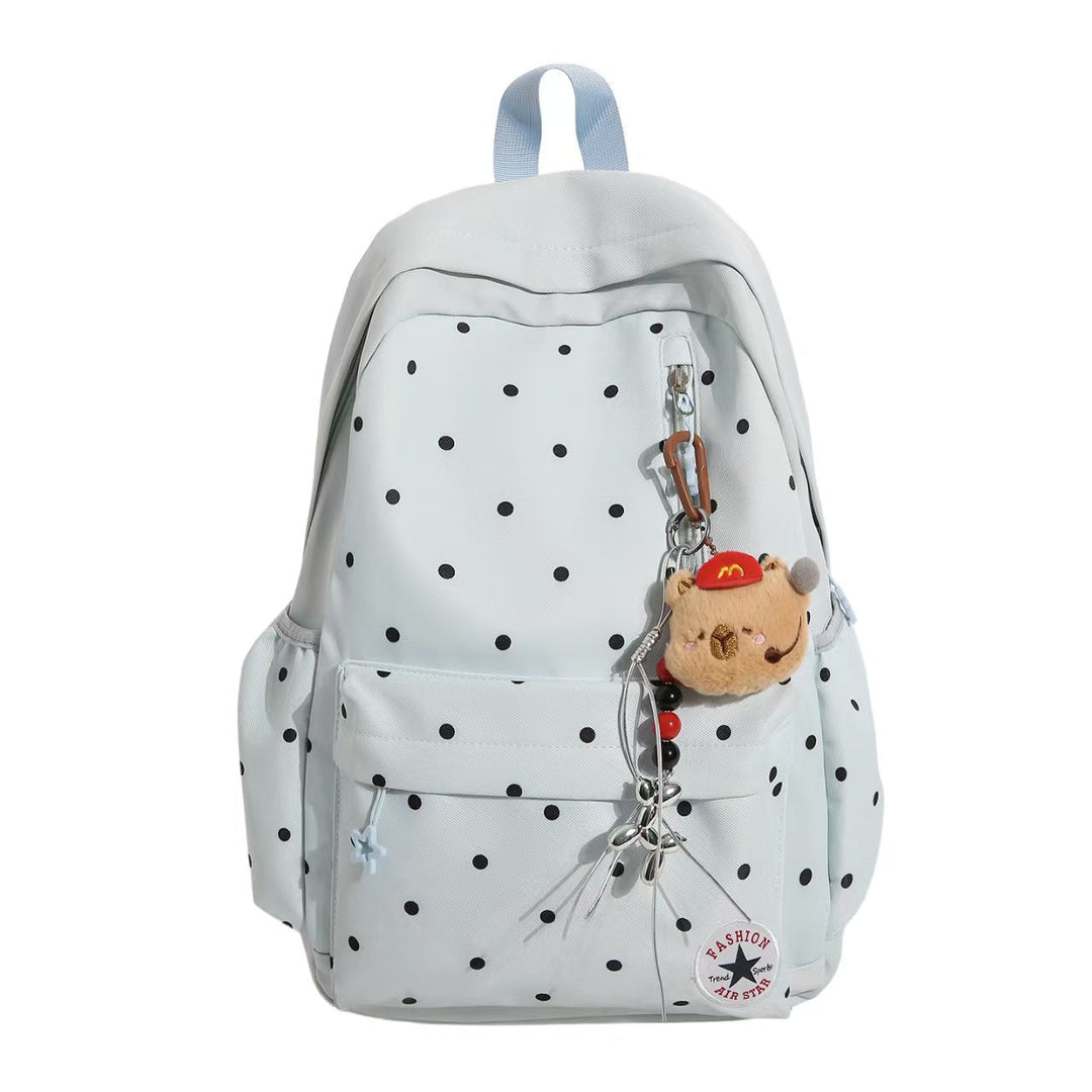 Polka Dot Embellished Backpack Kalsten