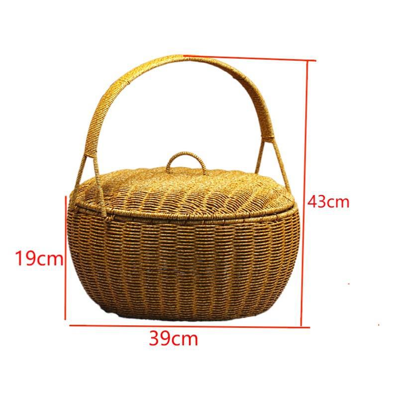 Handmade Woven Storage Basket Kalsten