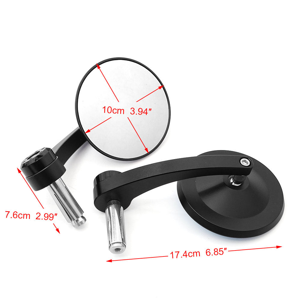 Stylish motorcycle rearview mirror with ball joint Kalsten