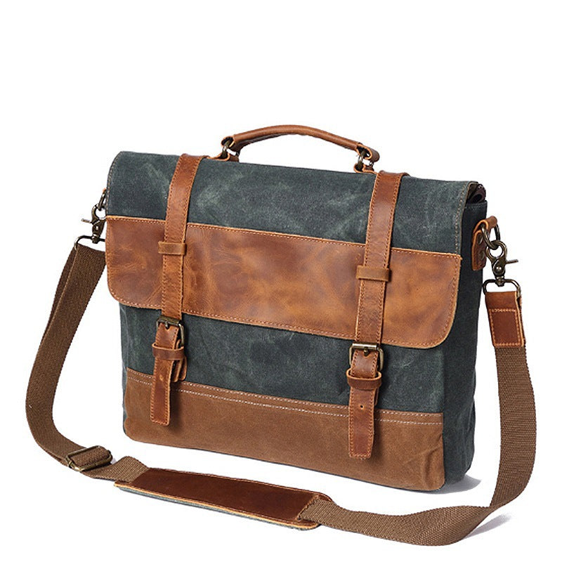 Robust briefcase with vintage design Kalsten