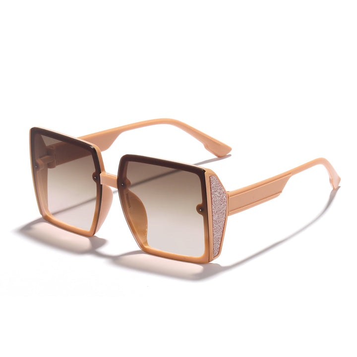Women oversized sunglasses with shiny accent Kalsten