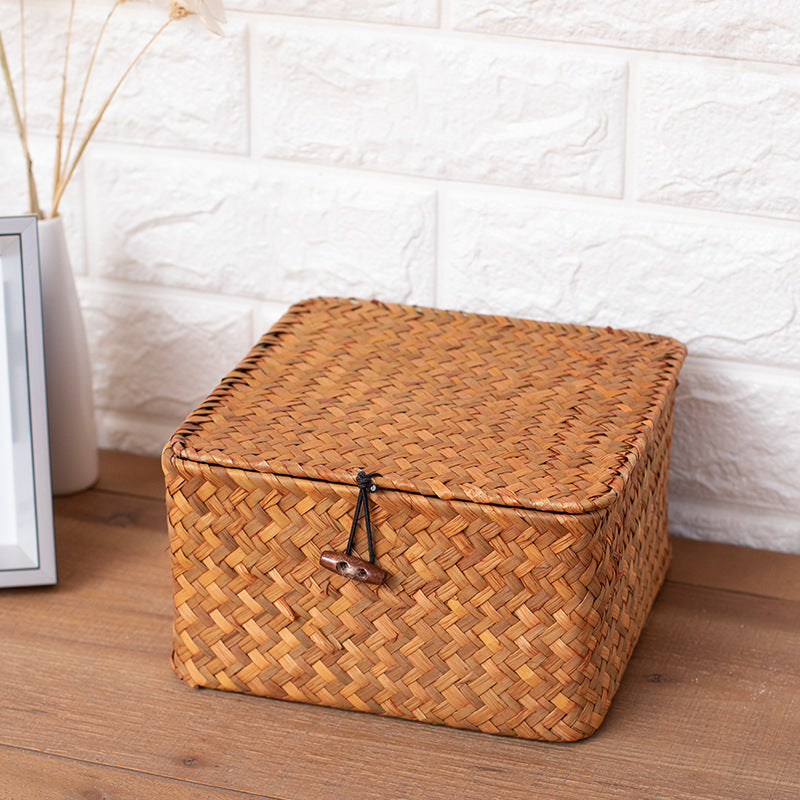 Handmade Woven Storage Cube Kalsten