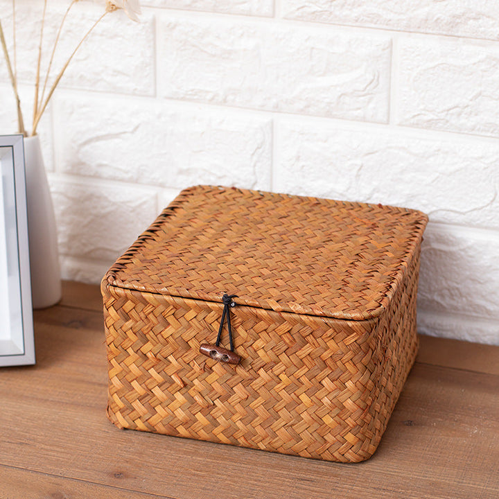 Handmade Woven Storage Cube Kalsten