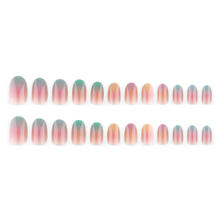 Artificial nail tips with gradient Kalsten