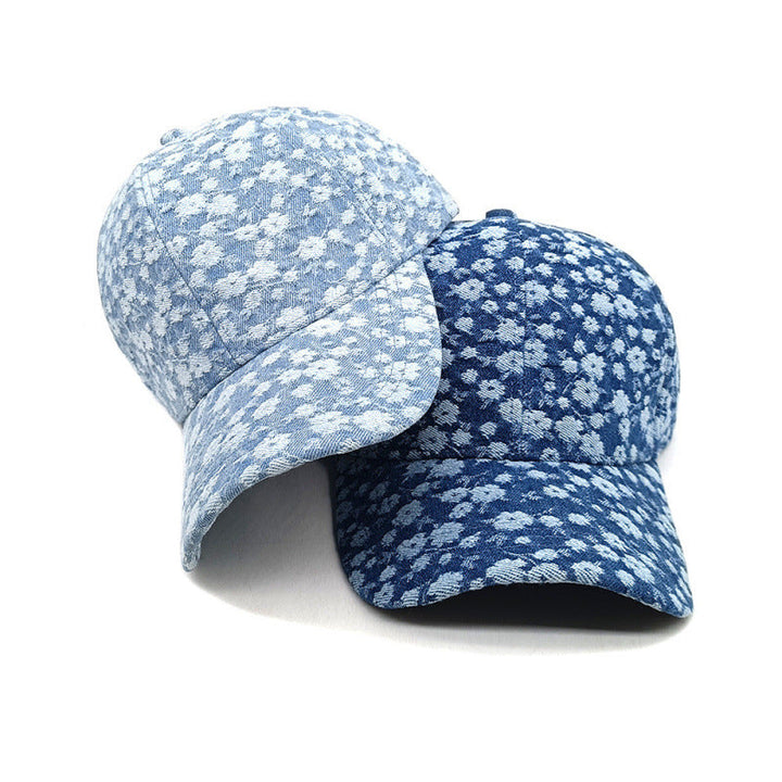 Women's Floral Textured Cotton Baseball Cap Kalsten
