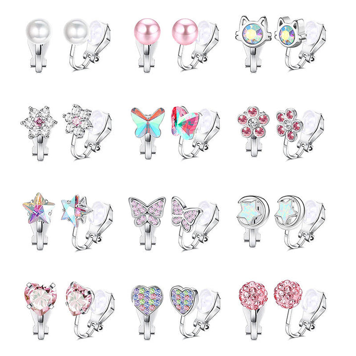 Charming Clip-On Earrings Set Kalsten